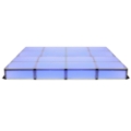 ProX Lumo Stage 8'x8' Acrylic Stage w/Optional Lights, 8" High